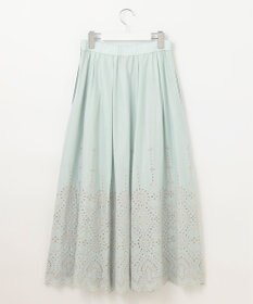 自由区 S 【カタログ掲載・洗える】エンブロイダリーローン スカート