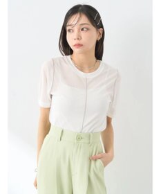 earth music&ecology シアーチュールプルオーバー