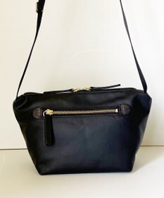 Hekhèr Le Style de Vie 新型追加【日本製 / 汚れにくい】PUコートコットンキャンバス×牛革付属 ショルダーバッグ