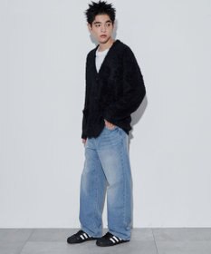 WEGO 【ユニセックス着用ITEM】フェザーカーディガン