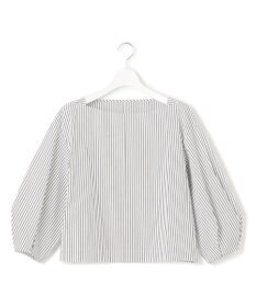 23区 L 【一部店舗限定/洗える】ハイカウントウェザーストレッチ ボートネック コンパクト ブラウス