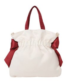 Maison de FLEUR ガトーフレーズダブルリボン2Wayトート
