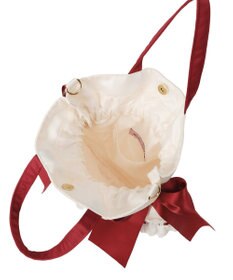 Maison de FLEUR ガトーフレーズダブルリボン2Wayトート