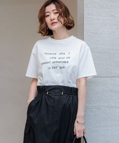 23区 S 【先行予約】リラクシーシルエット メッセージ ロゴTシャツ