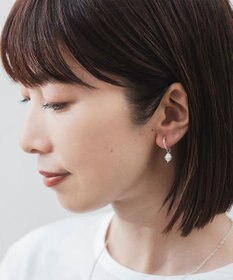 Pisceans 2wayドロップパールフープイヤリング
