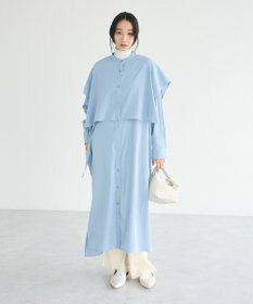 CRAFT STANDARD BOUTIQUE レイヤード風シャツワンピース