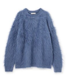 UNFILO MENS 【男女兼用】シャギー クルーネックニット