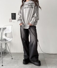 WEGO 厚底ワイドシューレーススニーカー