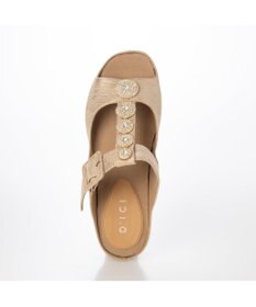 MODE ET JACOMO <D'ICI>ビジューモチーフTストラップサンダル