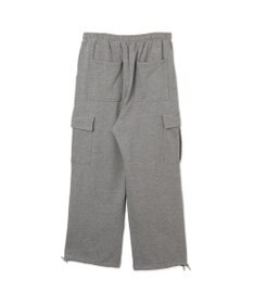 WEGO 【ウエストゴム/MLサイズ展開】ワイドカーゴスウェットパンツ