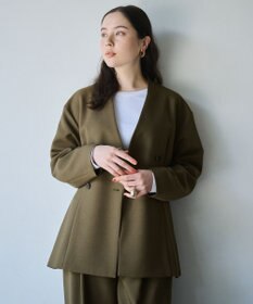 #Newans ウエストシェイプダブルジャケット