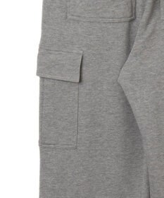 WEGO 【ウエストゴム/MLサイズ展開】ワイドカーゴスウェットパンツ