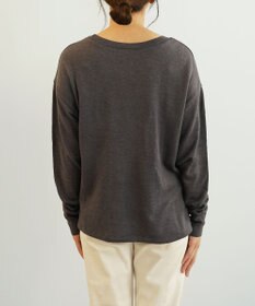 TOQUE 〈大草直子さんアドバイザー〉【ユニセックス】ロイヤルベビーアルパカ×タンギスコットン 裏毛 クルーネックトップス