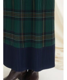 CRAFT STANDARD BOUTIQUE 配色チェックプリーツスカート