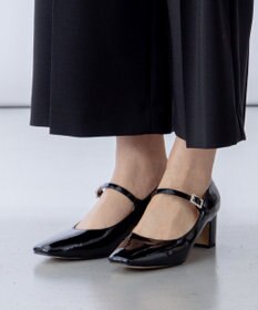 組曲 ビジューバックルメリージェーン パンプス