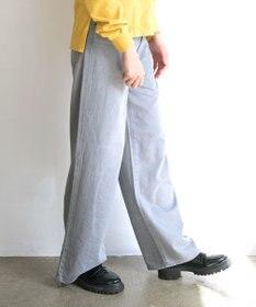 caqu スッキリ足長効果 ハイライズバギーシルエットデニム