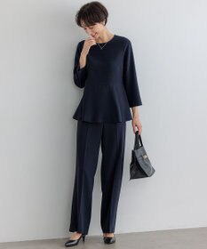 23区 L 【VERY3月号掲載/セットアップ対応】トリアセダブルジョーゼット フルレングス パンツ