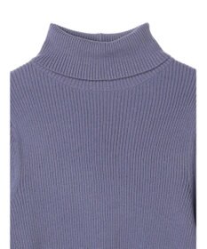 earth music&ecology やわらかタッチリブタートルネックプルオーバー