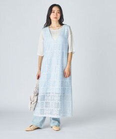 OP／FILA 【Ocean Pacific】レースノースリーブトップス