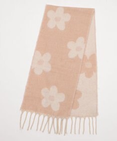 WEGO 【マフラー/ユニセックス着用】ワイドフリンジストール