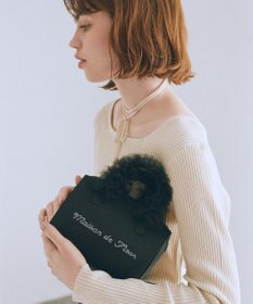 Maison de FLEUR チュールハンドル2Wayボストンバッグ
