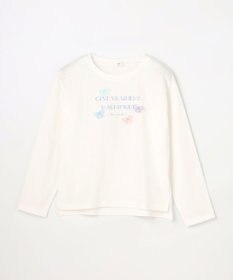 ANY KIDS 【綿100%】ロゴプリント 長袖Tシャツ