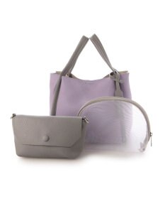 UNBILLION カシュカシュ cachecache / ミニショルダー付きソフトレザー調ミニトートバッグ