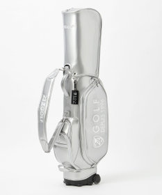 23区GOLF 【UNISEX】エレガントエナメルキャディバッグ　キャスター付きで移動もラクチン