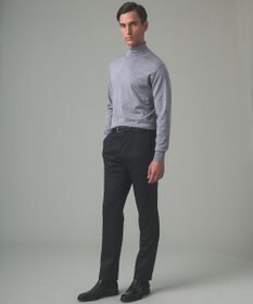 GOTAIRIKU 新色追加【洗える/チクチクしにくい/ピリングしにくい】イタリア糸 ハイゲージ タートルネックニット_WOOL100％