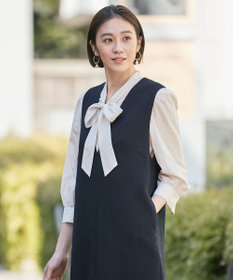 自由区 L 【洗える】TACブライトローン ブラウス