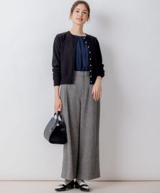 組曲 【洗える・6色展開】Elenaベーシックニット カーディガン