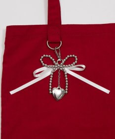 WEGO チャーム付きA4トートバッグ