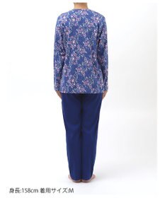 WACOAL ミントン 長袖 長ズボン パジャマ 綿100%(本体) NDX552 /ワコール