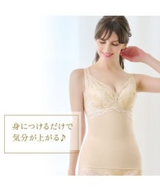 BRADELIS New York 【BRADELIS NewYork peace】ハートフルカップカシュクールブラキャミソール24 ノンワイヤー ブラトップ DB524104