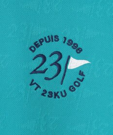 23区GOLF 【WOMEN】【吸水速乾】フラッグロゴジャガード ワンピース 腰回りカバー 1枚で決まる