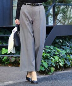 ANY SIS 褒めらレディストレッチ ワイドパンツ