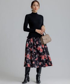 組曲 リブハイネック  ニット