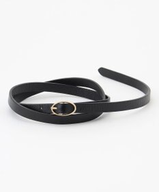 自由区 ナロースリム ベルト ブラック