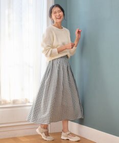 ANY 【洗濯機可/UVカット/アンチピリング】コットンメッシュニット