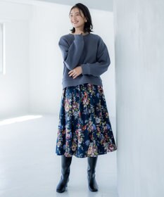 組曲 L ダンボールジャージー ショート丈プルオーバー