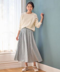 ANY 【洗濯機可/UVカット/アンチピリング】コットンメッシュニット