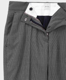 Paul Smith マイクロ ハウンドトゥース テーパードパンツ