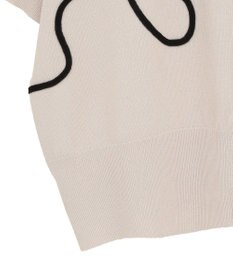 Green Parks 刺繍コードＶネックフレンチカーディガン