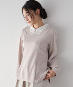 YECCA VECCA 2wayレース襟ブラウス