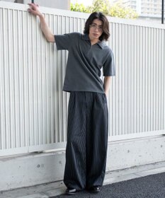 WEGO 【ユニセックス着用ITEM】ブリーチカノコハーフZIPポロ（SS）