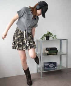 WEGO ポケットデザインWZIPトップス