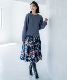 組曲 L ダンボールジャージー ショート丈プルオーバー