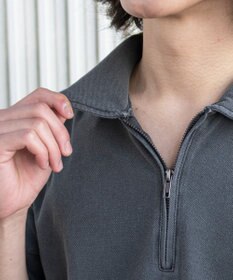 WEGO 【ユニセックス着用ITEM】ブリーチカノコハーフZIPポロ（SS）
