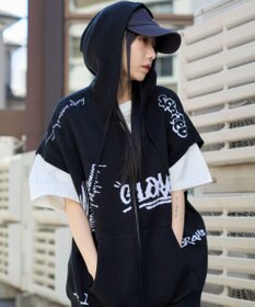 WEGO 【ユニセックス着用ITEM/MLサイズ展開】ジャガードノースリジップパーカー