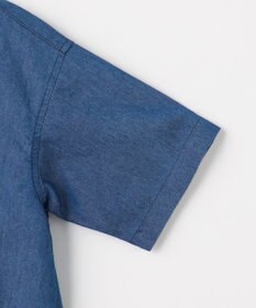 J.PRESS KIDS 【100-130cm】バックブル ダンガリー 半袖シャツ